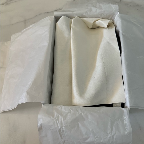 NEW Jimmy Choo black knit sock sneakers w Swarovski crystals - TORRI - EU38 US7 - Picture 2 of 13